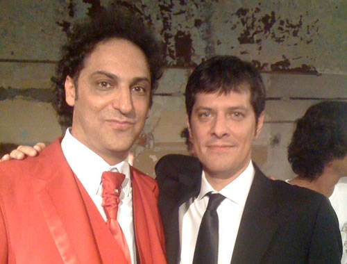 El mago Chester con Mario Pergolini